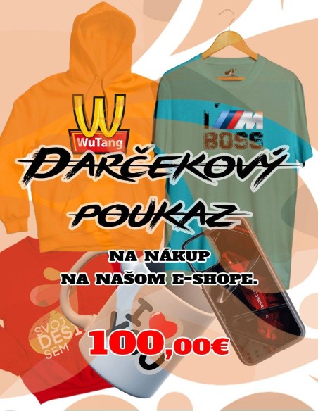 Darčeková poukážka na 100.00€