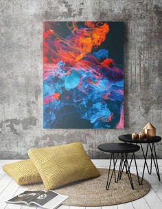 Obraz na stenu farba vo vode