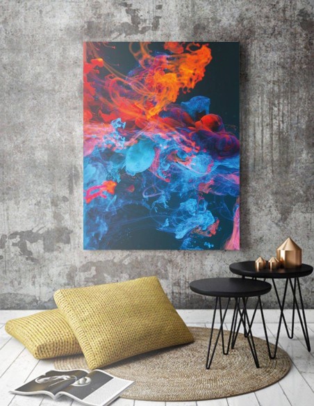 Obraz na stenu farba vo vode