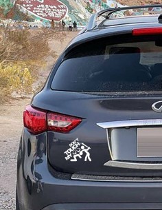 Nálepka don´t touch my infiniti