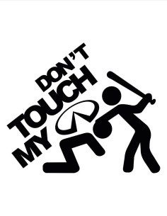 Nálepka don´t touch my infiniti 2