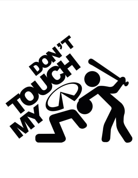 Nálepka don´t touch my infiniti