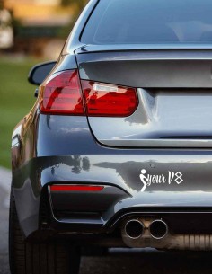 Nálepka serem ti na V8