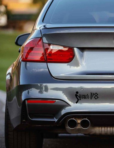 Nálepka serem ti na V8