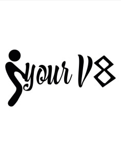 Nálepka serem ti na V8 2