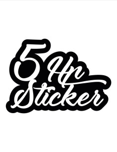 Nálepka na auto + 5 koní 2