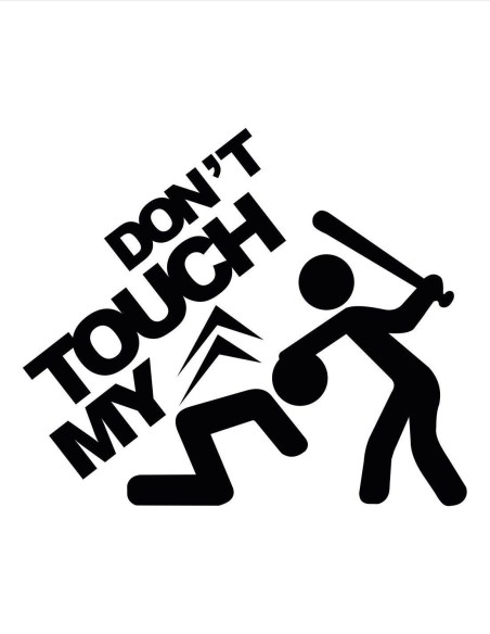 Nálepka don´t touch my citroen