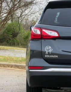 Nálepka na auto mám ťa v P 2