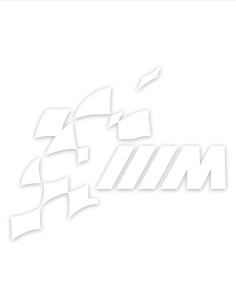 Nálepka na auto BMW M vlajka 2