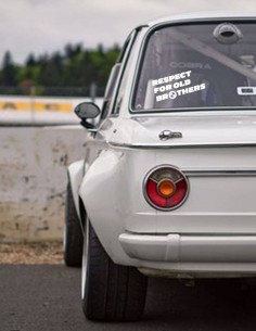 Nálepka na BMW respect  for old brothers