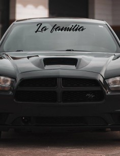 Nálepka na čelné sklo La familia 2