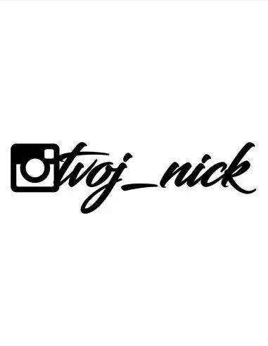Nálepky na auto instagram