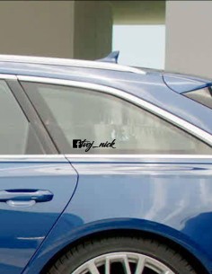 Nálepky na auto Facebook (svoj nick)