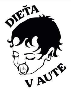 Nálepka dieťa v aute 2