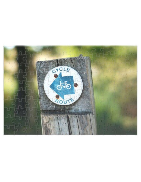 Puzzle cycle route (A4 formát)