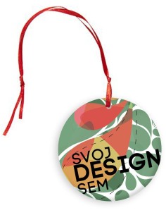 Osviežovač vzduchu do auta okrúhly s vlastnou potlačou