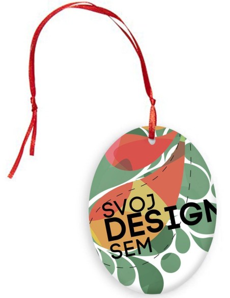 Osviežovač vzduchu do auta elipsovy s vlastnou potlačou