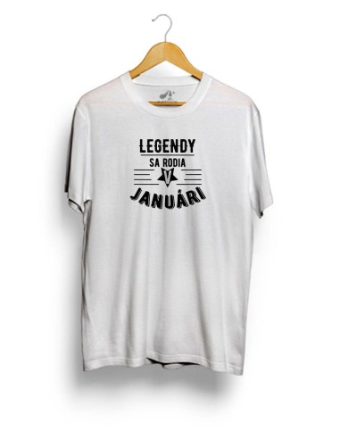 Tričko legendy sa rodia (tvoj mesiac narodenia)