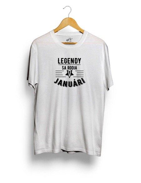 Tričko legendy sa rodia (tvoj mesiac narodenia)