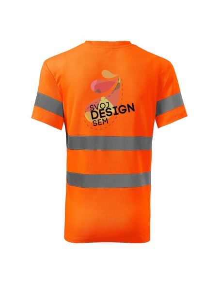 Tričko pracovné reflexné s vlastnou potlačou