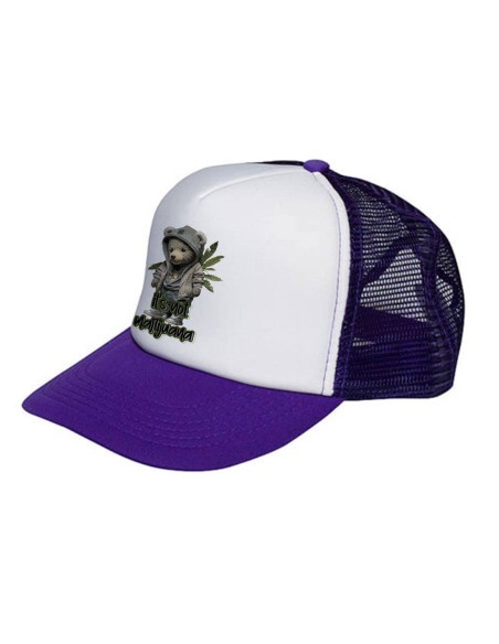 Šiltovka bassebal s potlačou Its not marijuana