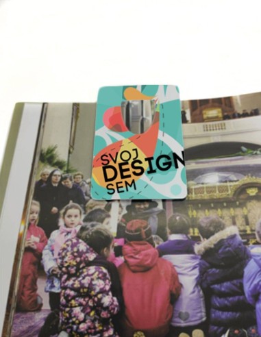 Záložka do knihy s vlastnou potlačou