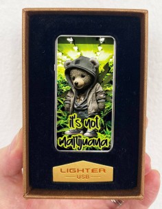 Zapalovač s USB nabíjaním Its not marijuana 2