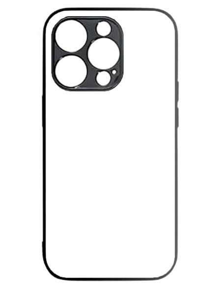 Kryt na mobil čierny s vlastnou potlačou (iPhone 14 Pro)