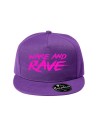 Snapback šiltovka Wake and rave