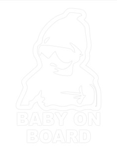 Nálepka baby on board 2