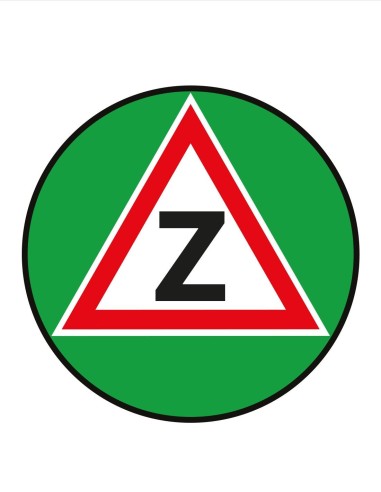 Nálepka vodič začiatočník