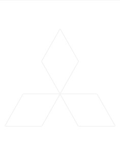 Nálepka na auto mitsubishi 2